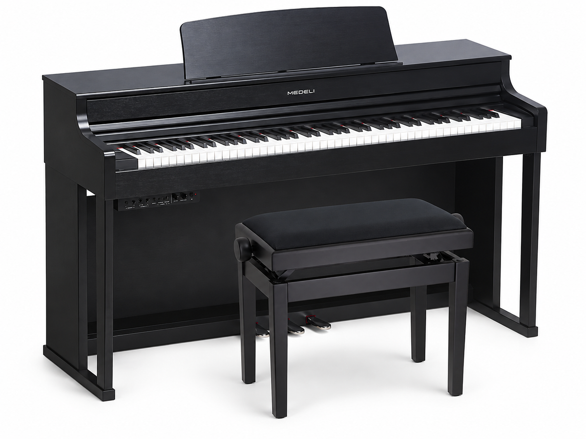 Medeli UP405E/BK Forte Series Digitale Piano met Kruk