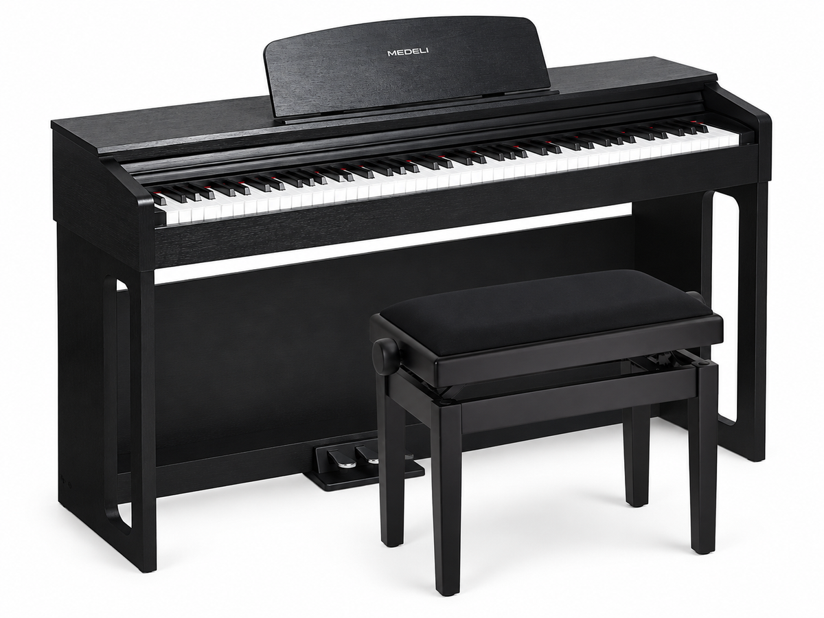 Medeli UP82/BK Educational Series Digitale Piano met Kruk
