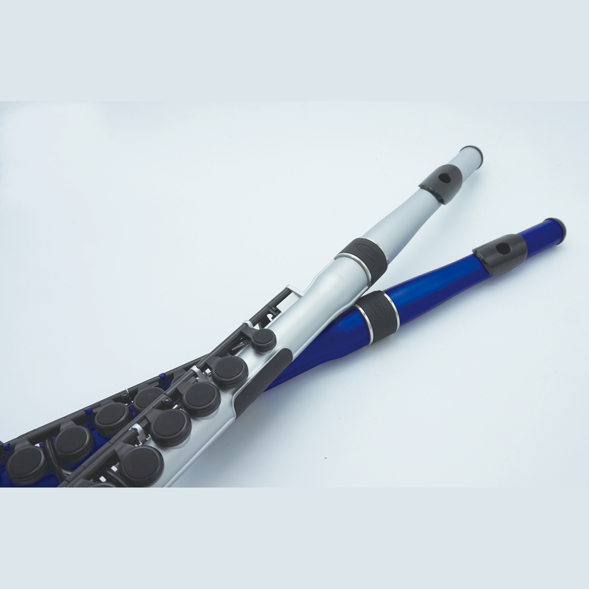 NUVO SF300FSV Student Flute 2.0 – C-stemming, 255 g, zilver, incl. blokfluitkopstuk en etui