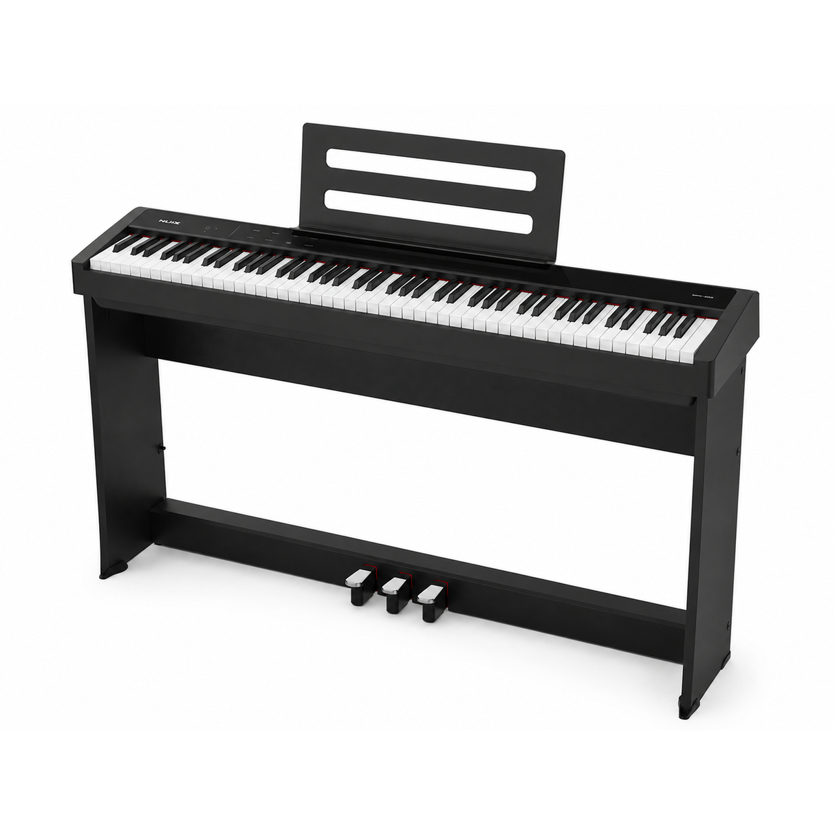 NUX NPK-200 Digital Stage Piano Set met NPS-2 Houten Standaard, 88 Toetsen