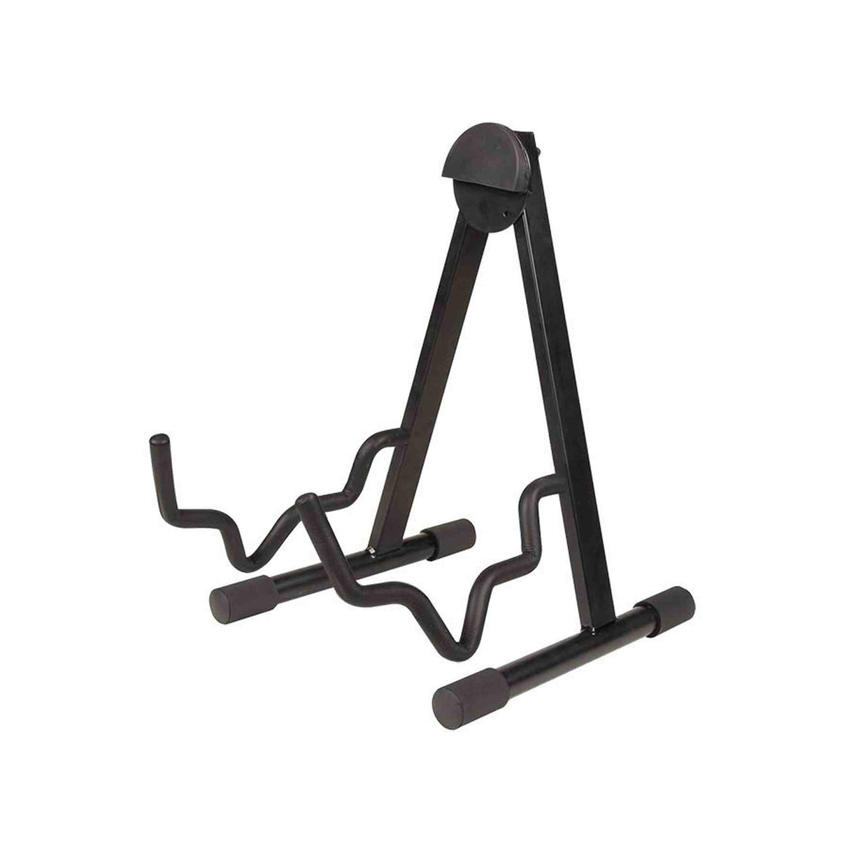 Norveqon GSF-103 semi-opvouwbaar universeel gitaarstatief A-model zwart metaal
