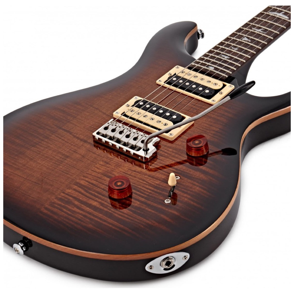 PRS SE Custom 24 Black Gold Burst E-Gitarre mit Flame Maple Top inkl. Gigbag