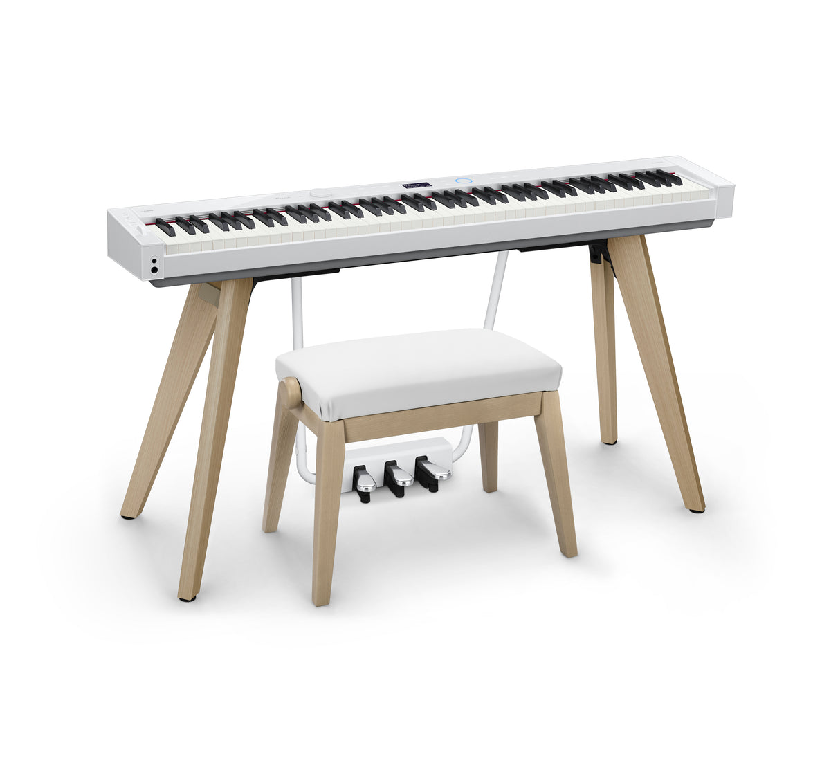 Casio PX-S7000WE Digitale Piano 88 Toetsen Smart Hybrid Hammer Action Wit incl. kruk