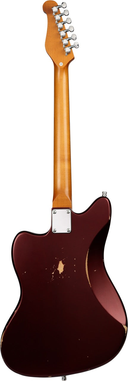 Patina PJ-6 OX B JM-Style P90 - Oxblood Nitro Relic