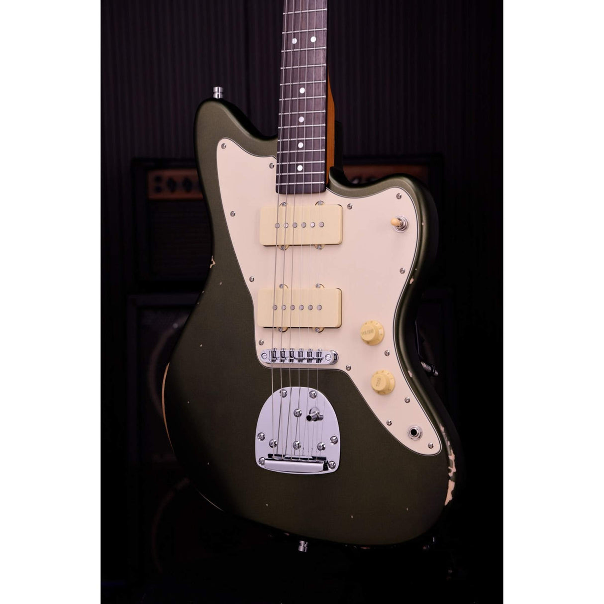 Patina PJ-6 SGR R JM-Style P90 - Sherwood Green Nitro Relic