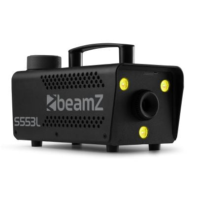 beamZ S553L Rookmachine met RGB LED's en Draadloze Afstandsbediening – 550W