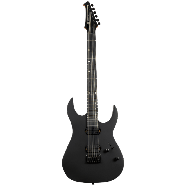 Spira Guitars S-400 MBK Satin Black elektrische gitaar
