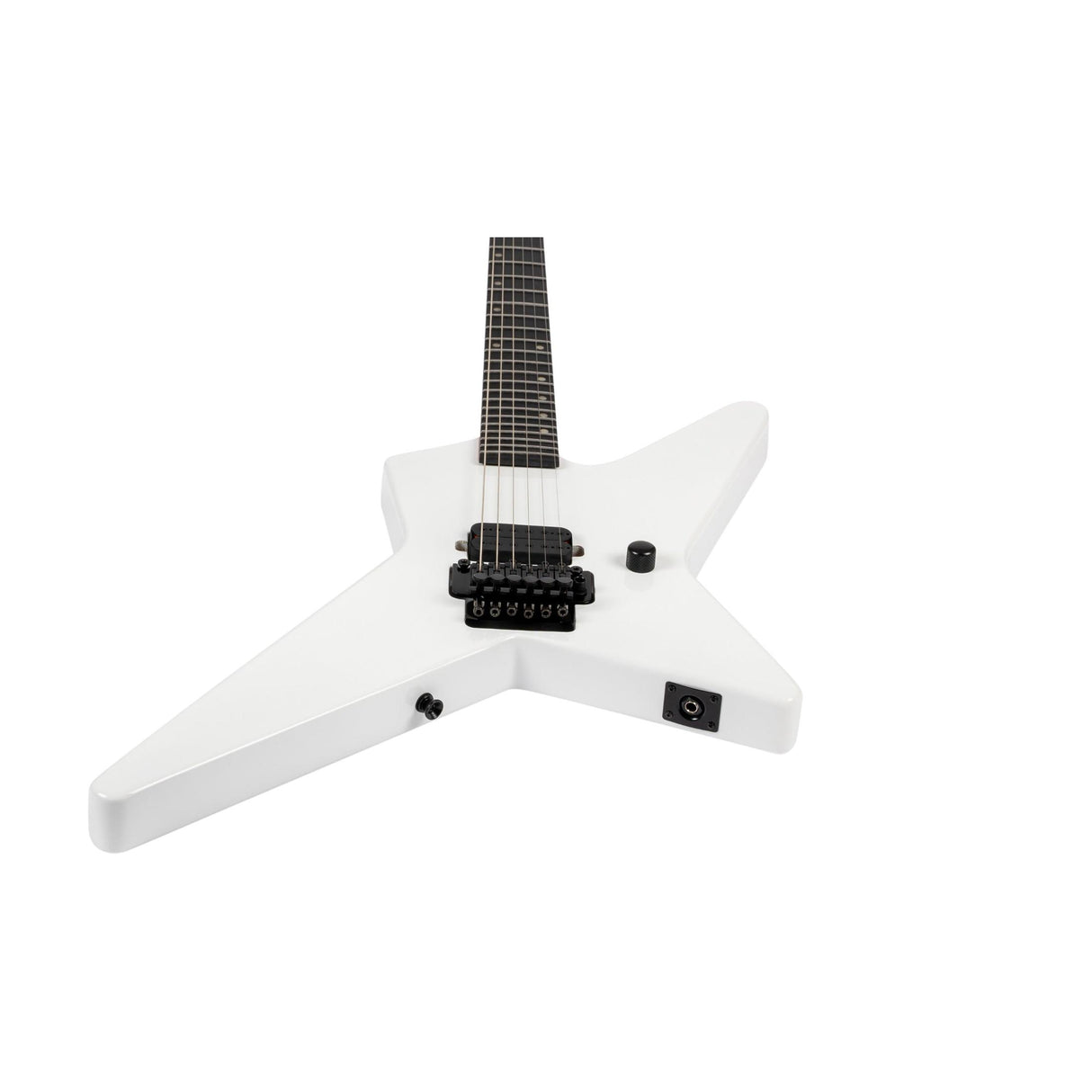 Spira SR-420 WH Star-Style Elektrische Gitaar HH Villain Humbuckers Roasted Poplar Ebony Tech Satin White