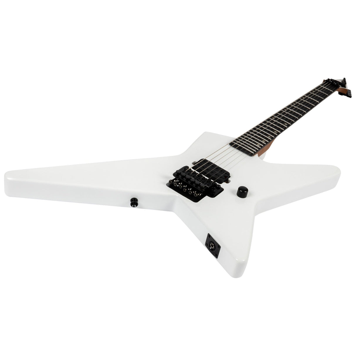 Spira SR-420 WH Star-Style Elektrische Gitaar HH Villain Humbuckers Roasted Poplar Ebony Tech Satin White