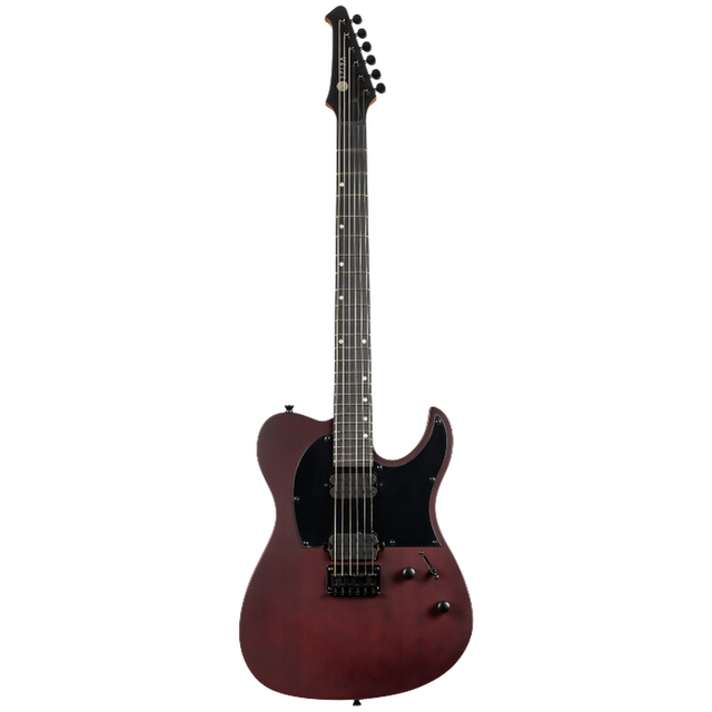 Spira Guitars T-400 MWR Satin Wine red elektrische gitaar