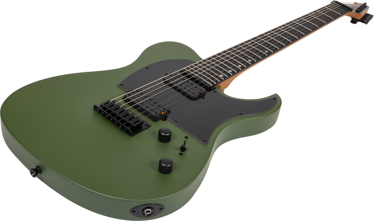 Spira T-407 MGR 7-snarige T-Style Gitaar Groen