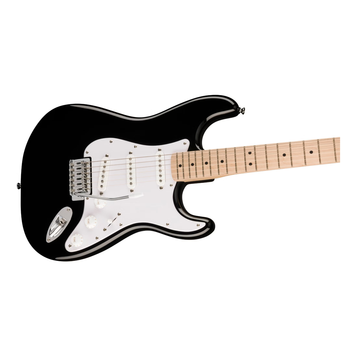 Squier Sonic Stratocaster Pack MN Black Elektrische Gitaar Starterset met Versterker