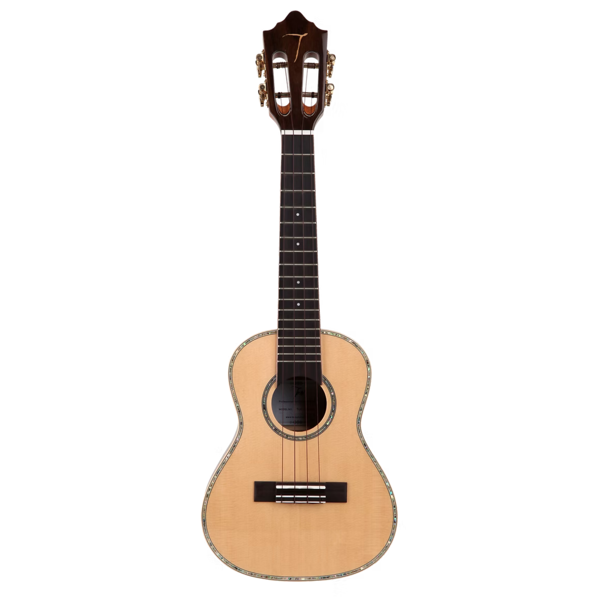 TOM 680 M Concert Ukulele Massief Sparren met Walnoot en Esdoornbinding