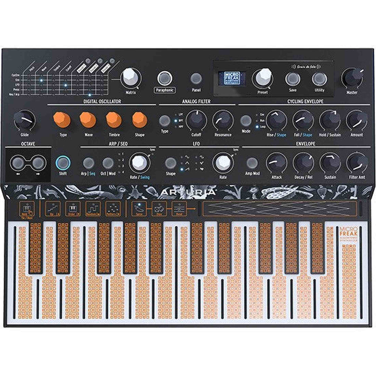 Arturia MicroFreak – synthesizer met 25 touch-toetsen, parafonie, mod matrix en Plaits-engine