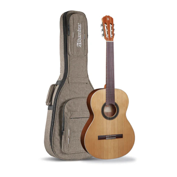 Alhambra 1 C HT Hybrid Terra klassieke gitaar, massief ceder, Sapelli klankkast, Ergoneck