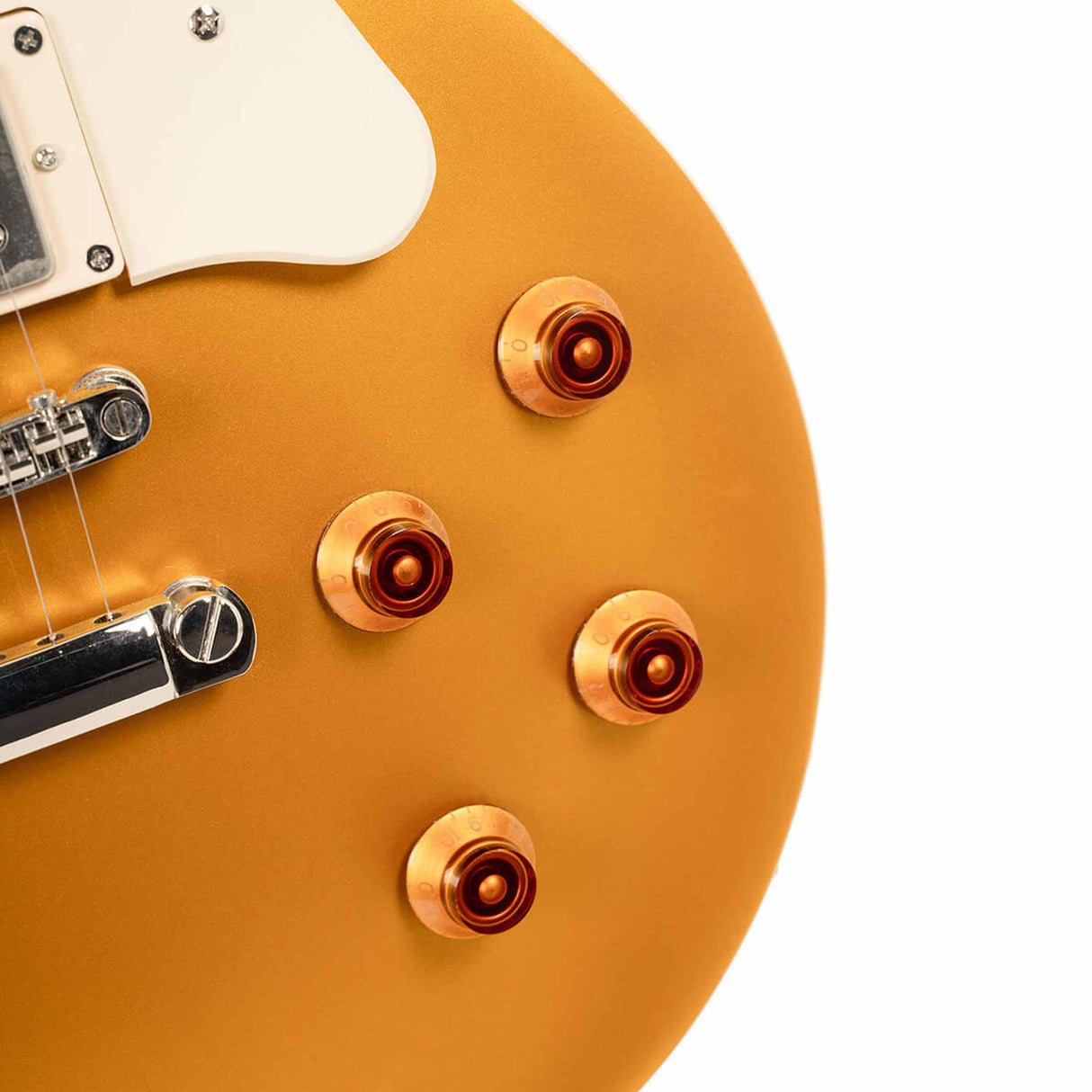 Cort CR200 GT2 Elektrische Gitaar Single Cut Mahonie Gold Top met ClassicRocker Humbuckers
