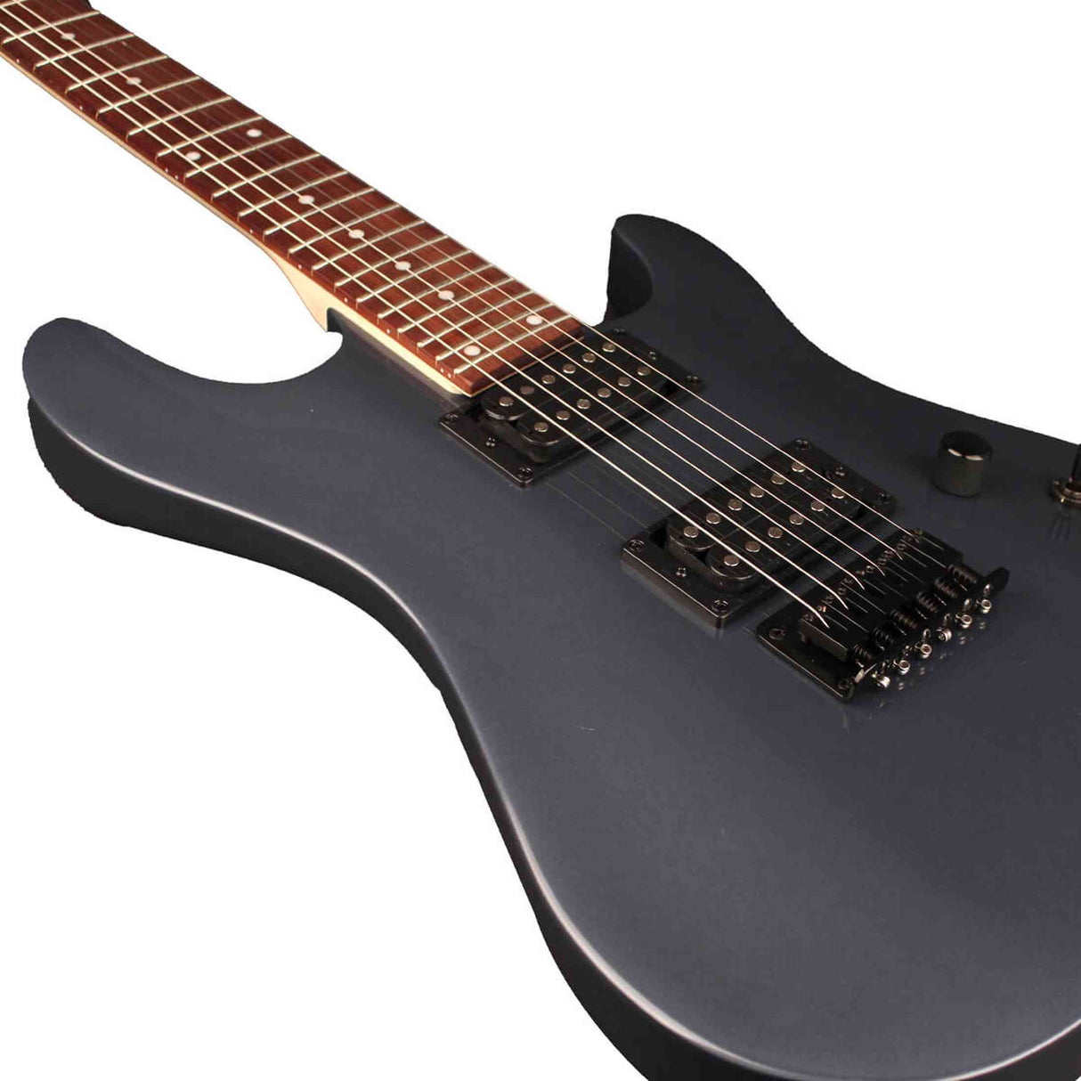 Cort KX100 Metallic Ash Elektrische Gitaar HH Nyatoh met Hardtail Brug