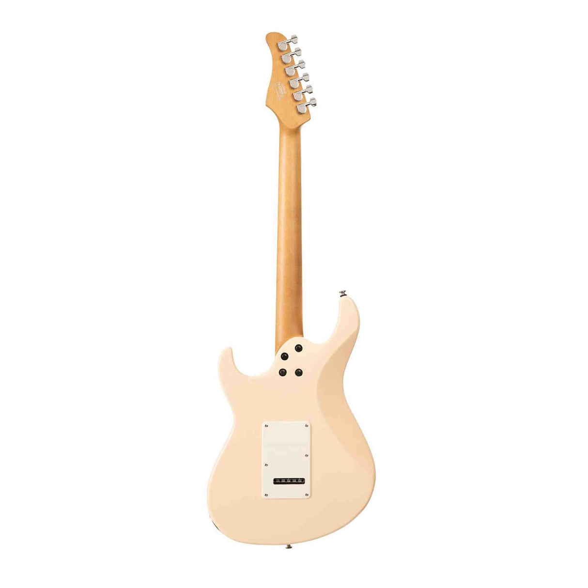 Cort G200SE ACR Elektrische Gitaar HSS Populier Roasted Maple Neck Antique Cream met Tremolo