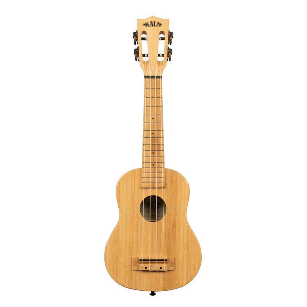 Kala All Solid Bamboo sopraan ukulele – Massief bamboe, lichtgewicht, met gigbag