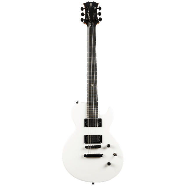 Spira Guitars L-400 MWH Satin White elektrische gitaar LP model