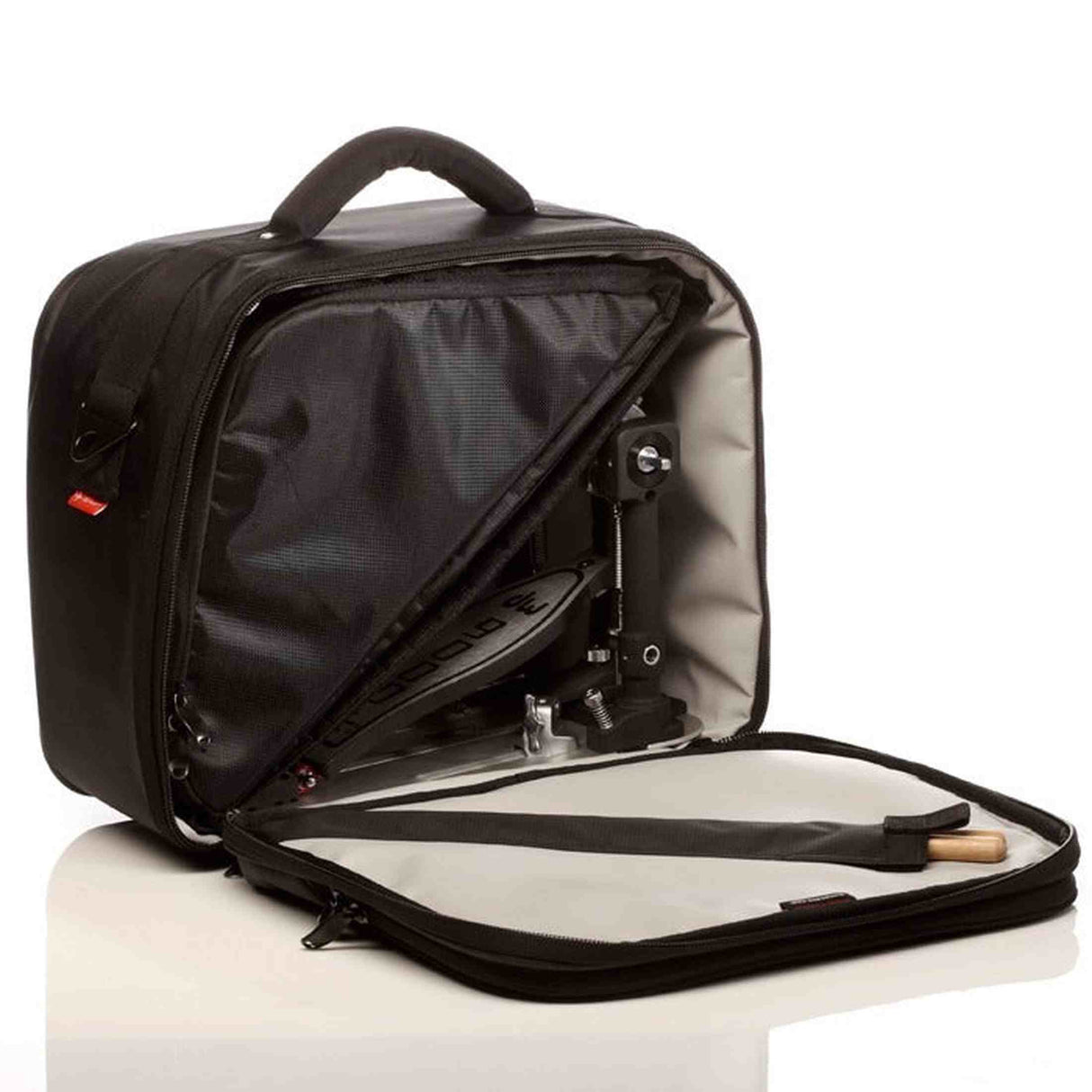 MONO Double Pedal Case Black gigbag voor enkel of dubbel bassdrum pedaal met Sharkskin bescherming