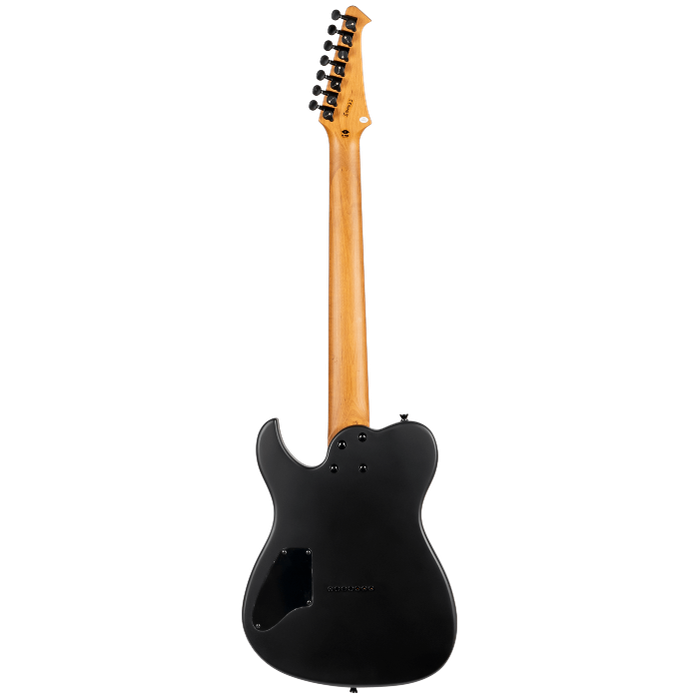 Spira Guitars T-407 MBK Satin Black elektrische gitaar