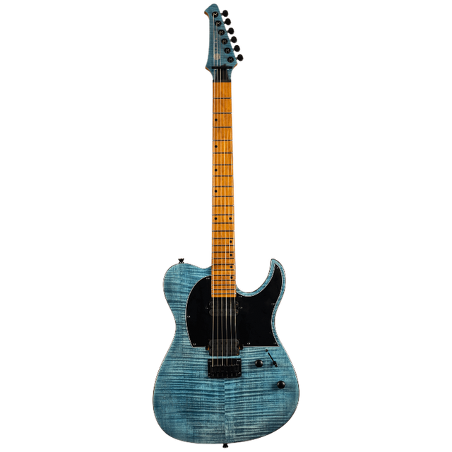 Spira Guitars T-450 TDB Transparent Blue elektrische gitaar