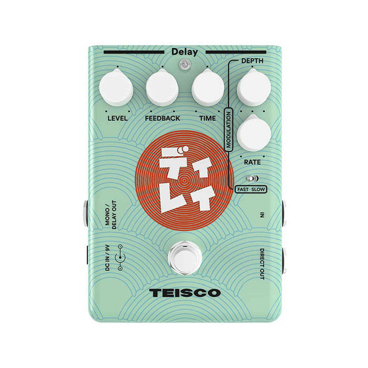 Teisco Delay Analoge delay met modulatie, tot 600ms en direct out