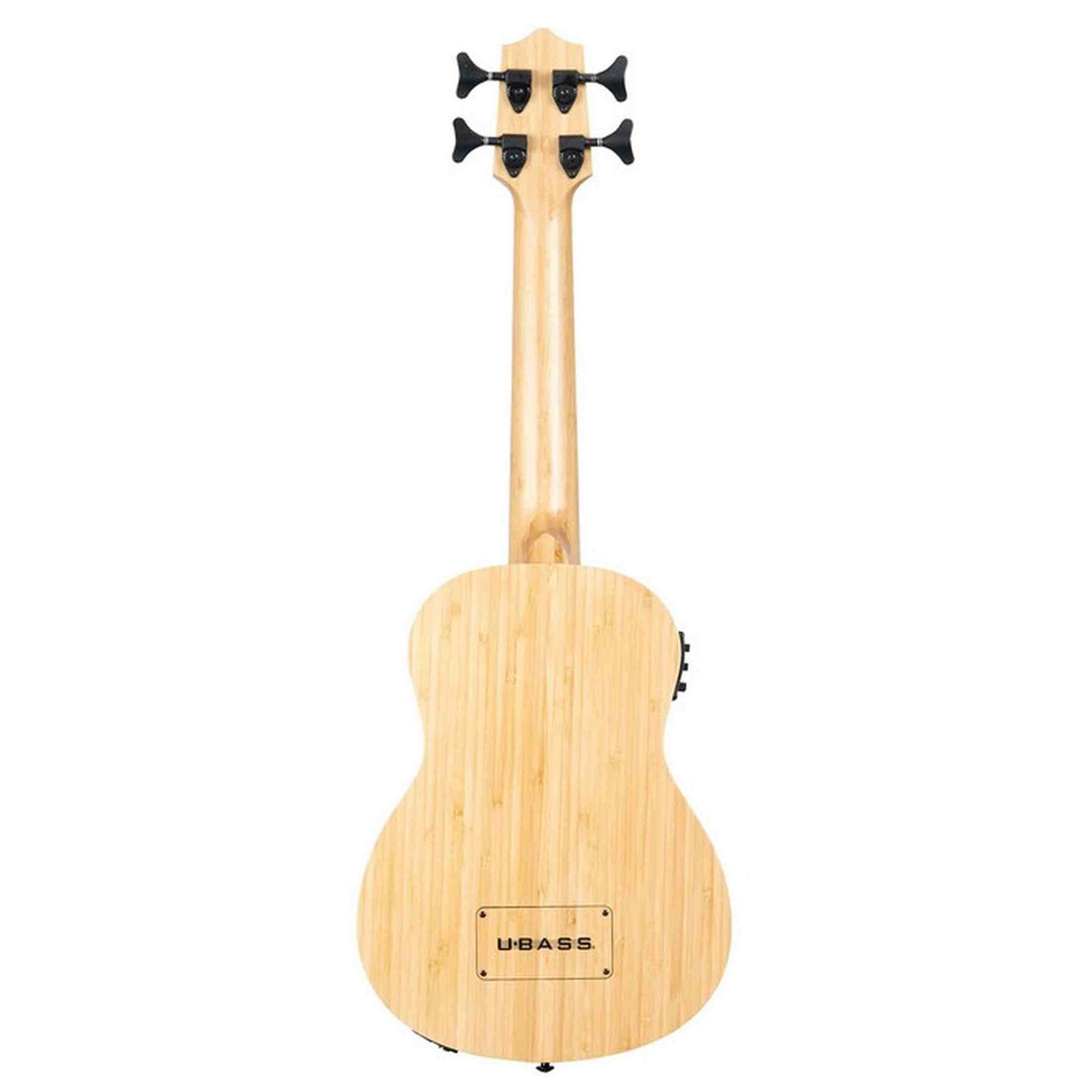 Kala Bamboo U•BASS® bas ukulele – Massief Bamboe, Elektrisch-Akoestisch met EQ en Gigbag