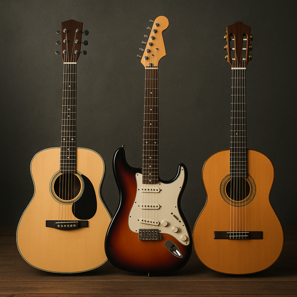 Welke gitaar past bij mij? Akoestisch, elektrisch of klassiek? – VDS ...