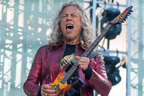 Welke gitaren gebruikt Kirk Hammett?