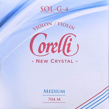 Corelli CO-704-M violin string G-4 4/4, medium, stabilon, silver