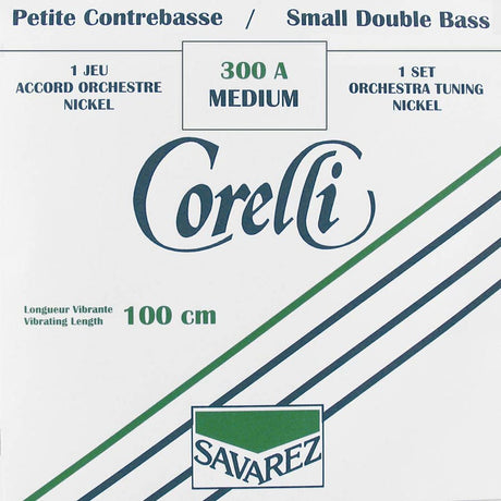 Corelli CO-300-A double bass string set 1/2, 100 cm., consists of CO-301-A, CO-302-A, CO-303-A and CO-304-A