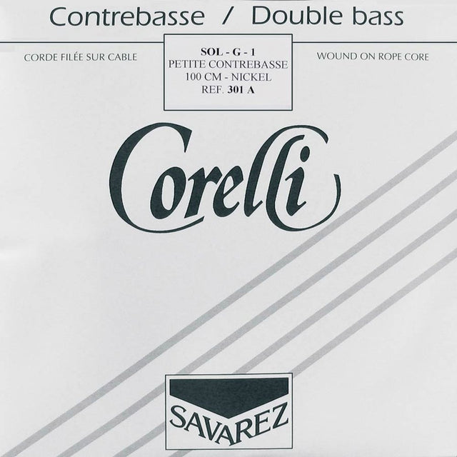 Corelli CO-301-A double bass string G-1 1/2, 100 cm., rope core, nickel