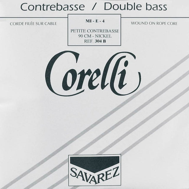 Corelli CO-304-B double bass string E-4 1/4, 90 cm., rope core, nickel