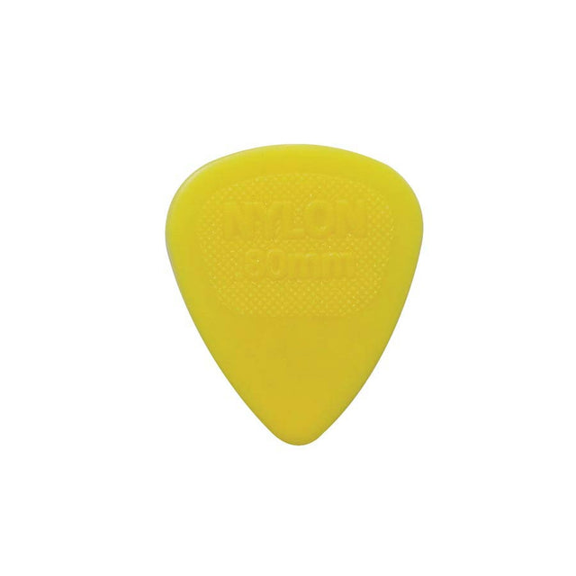 Dunlop 443-R-80 0.80 mm. plectra, nylon, geel, 72-pack