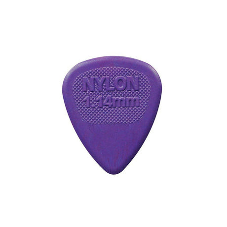 Dunlop 443-R-114 1.14 mm. plectra, nylon, paars, 72-pack