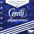 Corelli CO-802-M violin string A-2 4/4, medium, alliance KF, aluminum