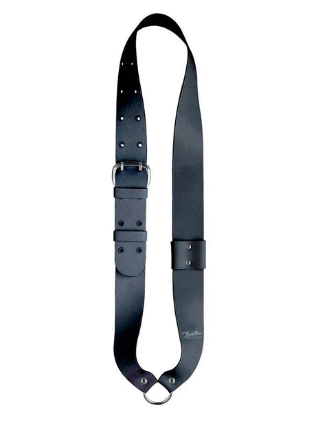Boston SB-10-BV Bandelier voor kleine trom, gevoerd leder, zwart