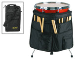 Boston ST-300 Drumstokkentas, professioneel model, met riem, accessoiresvak en floortom-bevestigingshaken