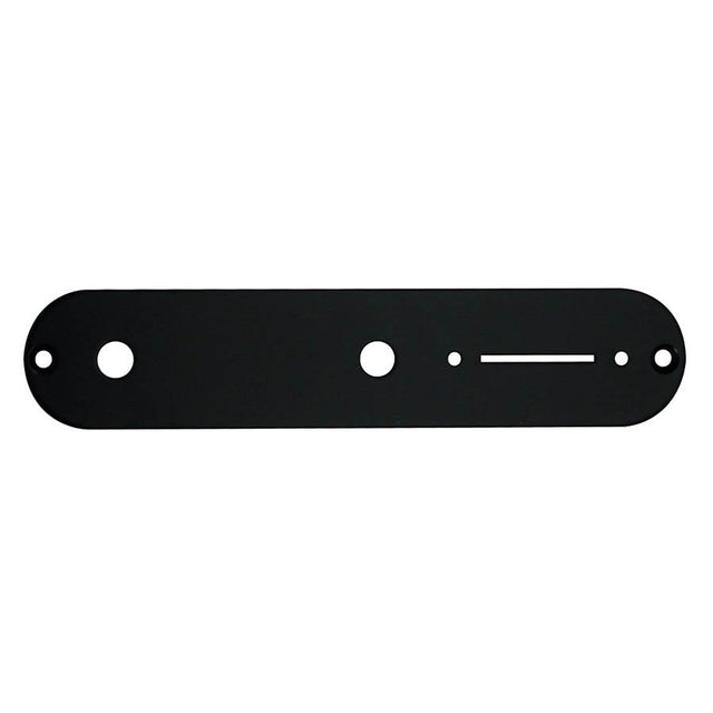 Boston CP-TE-AB control plate, 32x160mm, Teaser, 9,5mm holes for inch pots, black gloss