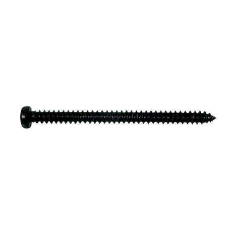 Boston PS-12-B pickup screw, 2,6x35mm, 12pcs, dome head, tapping, black