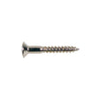 Boston WS-04-N screw, 3,5x25mm, 12pcs, oval countersunk, nickel