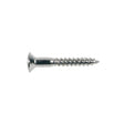 Boston WS-04-C screw, 3,5x25mm, 12pcs, oval countersunk, chrome