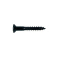 Boston WS-04-B screw, 3,5x25mm, 12pcs, oval countersunk, black