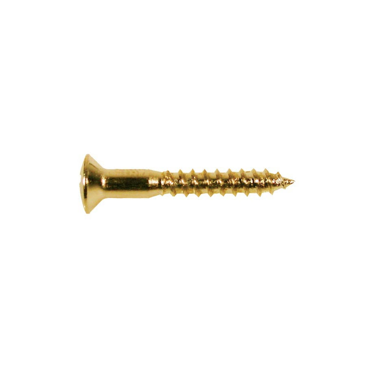 Boston WS-04-G screw, 3,5x25mm, 12pcs, oval countersunk, gold