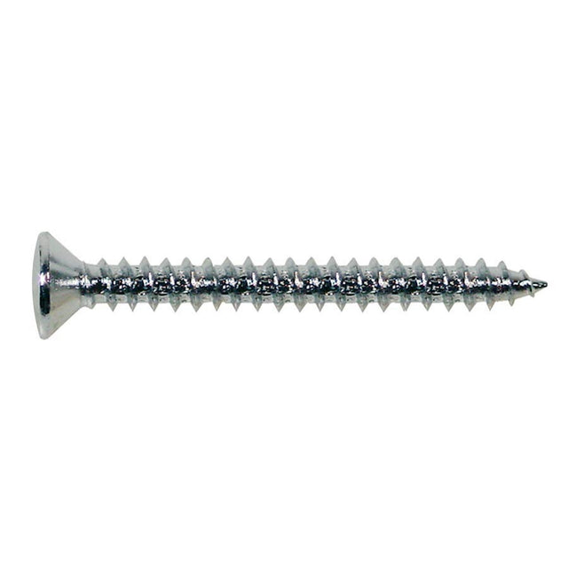 Boston TS-03-N screw, 4x45mm, 12pcs, oval countersunk, tapping, for neck mount, nickel