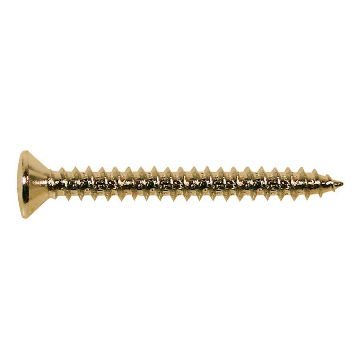 Boston TS-03-G screw, 4x45mm, 12pcs, oval countersunk, tapping, for neck mount, gold