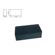 Boston HPC-50-BMN pickup cover, humbucker, plastic mat zwart, 70,2x67,6x20,0mm, geen gaten