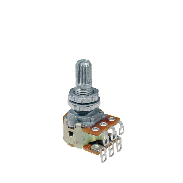 ALPS PM-500-Z 2x500K blender potentiometer, 10mm. bushing, M7x0,75 thread, blends 2 sources, made in Japan